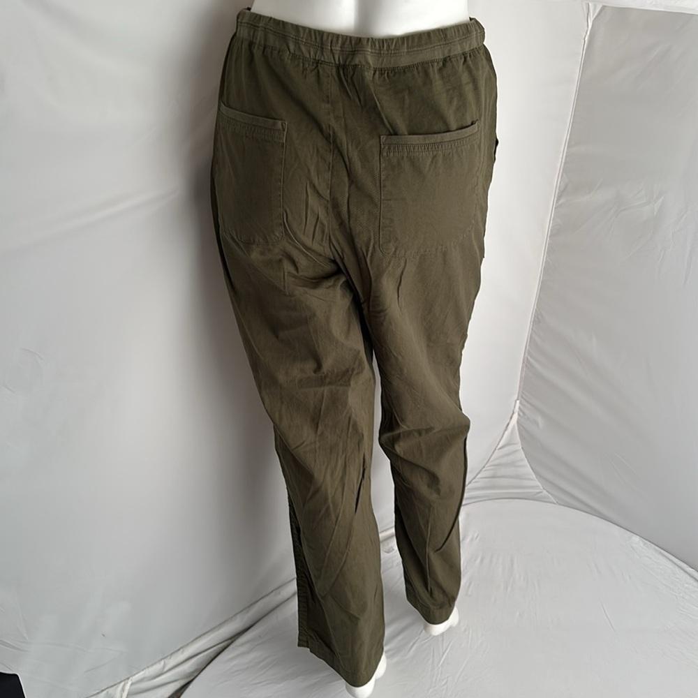 Anthropologie x Velvet Misty Holly green pull-on drawstring lightweight pants - Picture 4 of 15